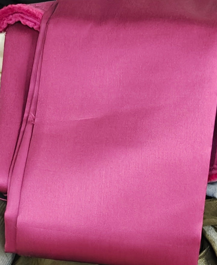 Sergé Coton Rose 150g | Coupon 150x152cm | Récupéré Alsace