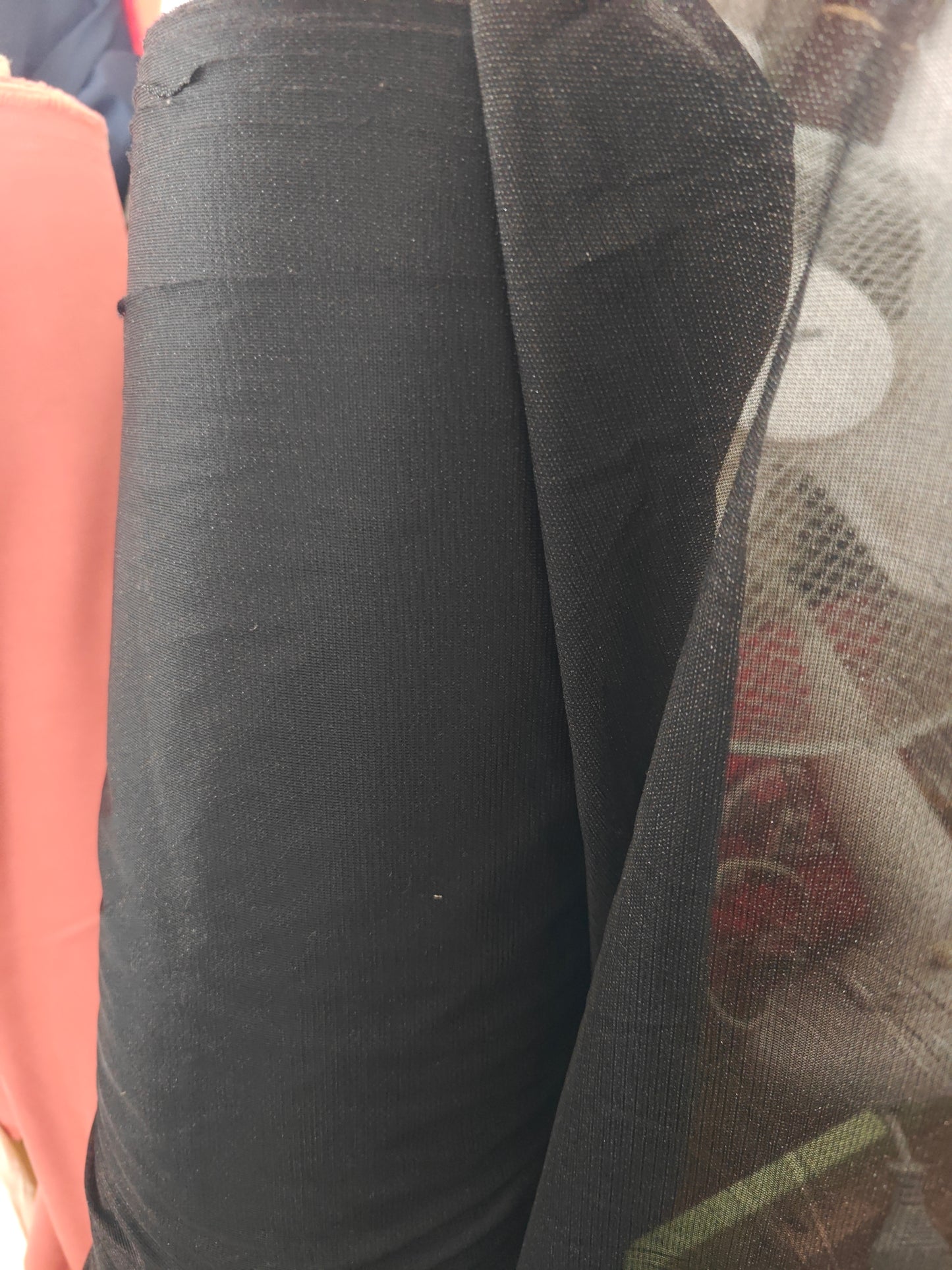 Thermocollant Noir Fin au mètre