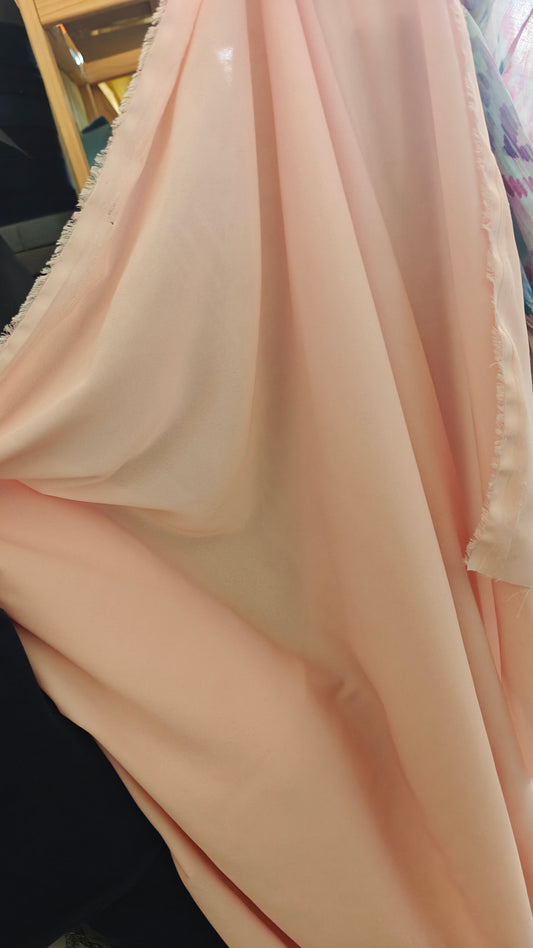 Crêpe georgette 100x150 cm rose pale
