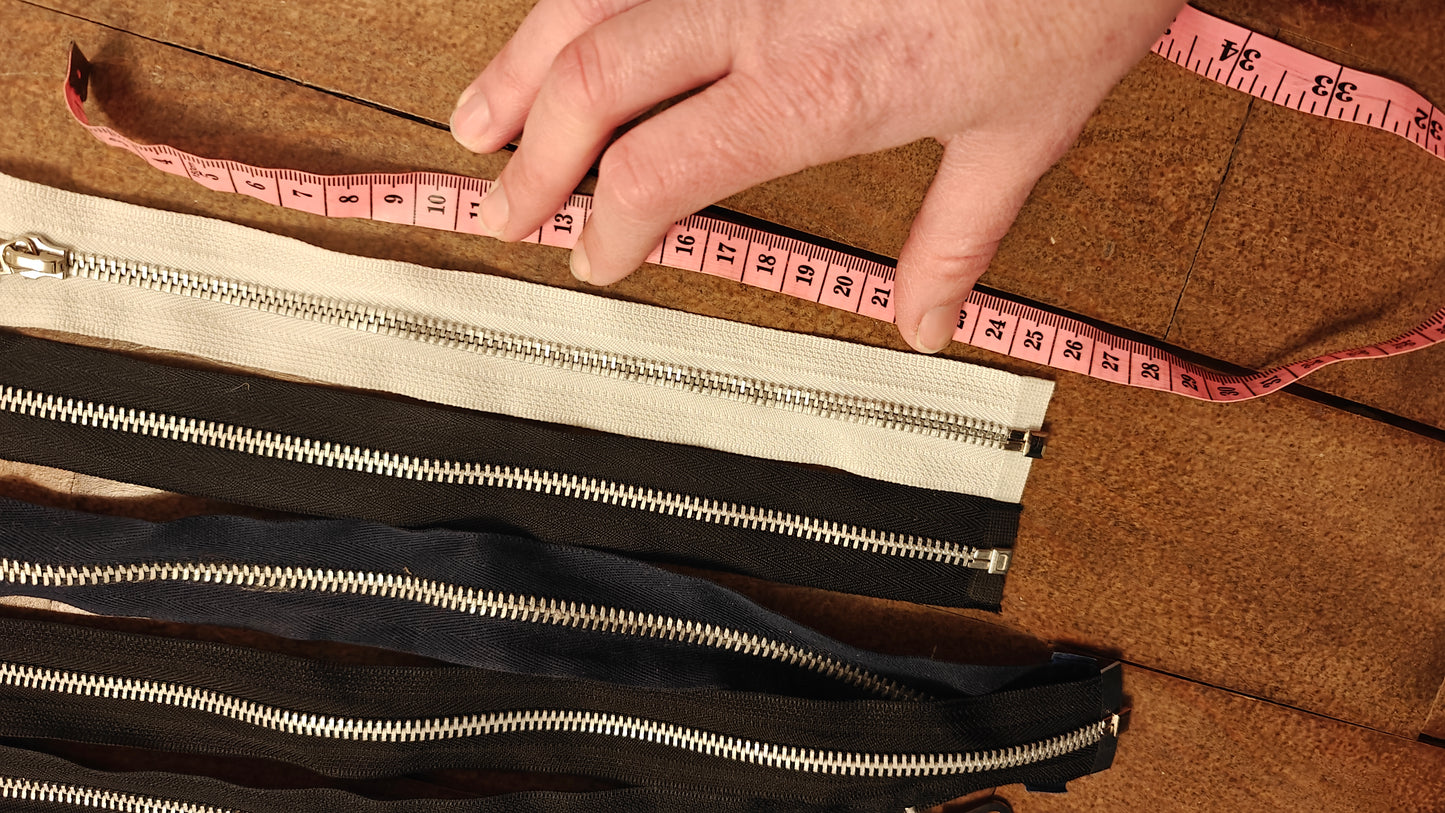 FERMETURE ÉCLAIR SÉPARABLE MÉTALLIQUE 25 À 70 CM - PLUSIEURS COULEURS | GILET, CARDIGAN, VESTE ENFANT, BLOUSON