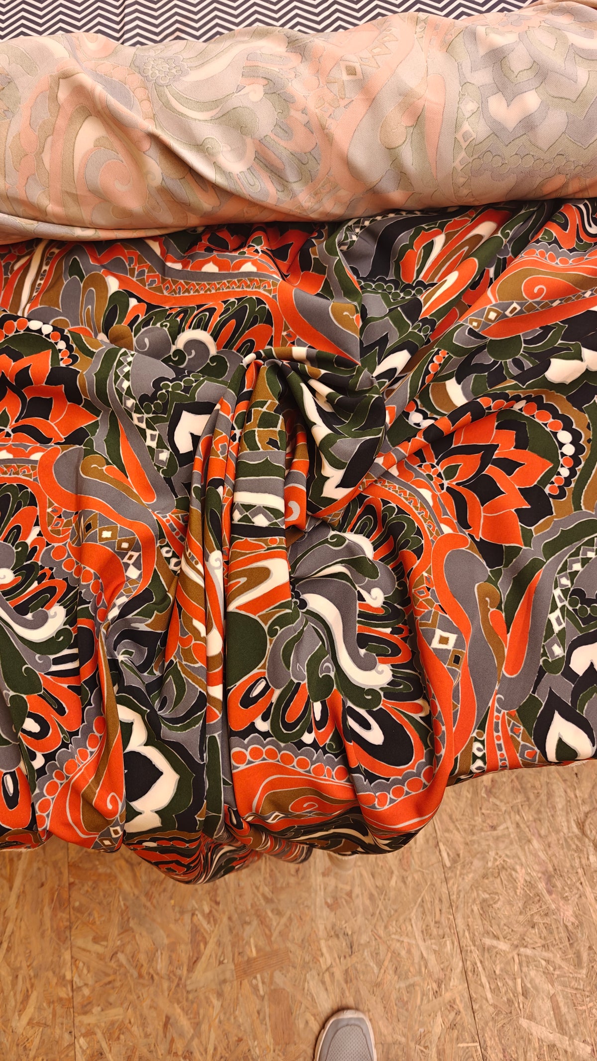 Viscose fluide vintage au mètre