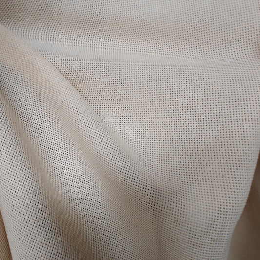 Toile à Broder Écru 100% Coton - Fabricant Vosges 160cm