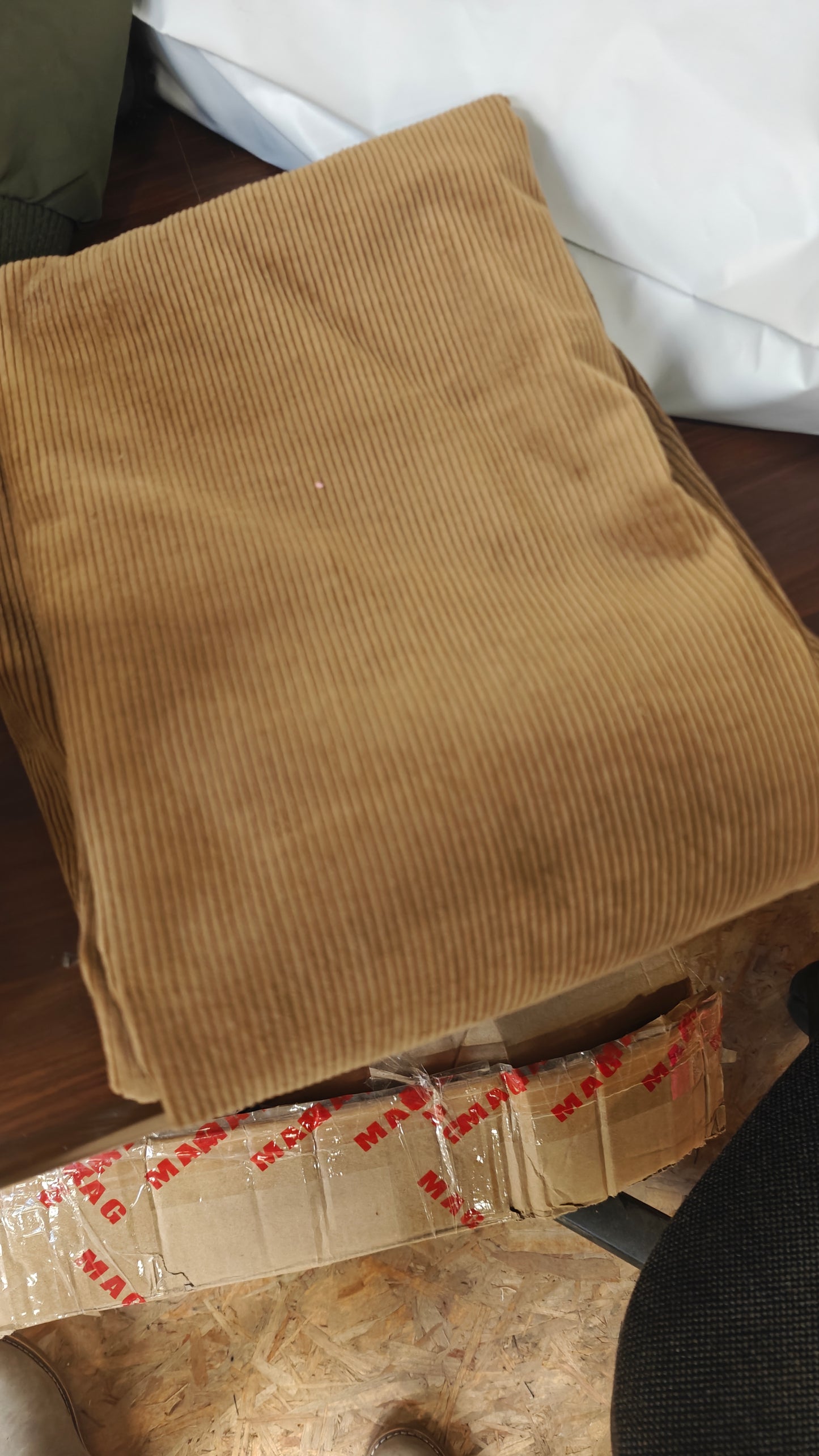 Velours Camel Côtelé au mètre