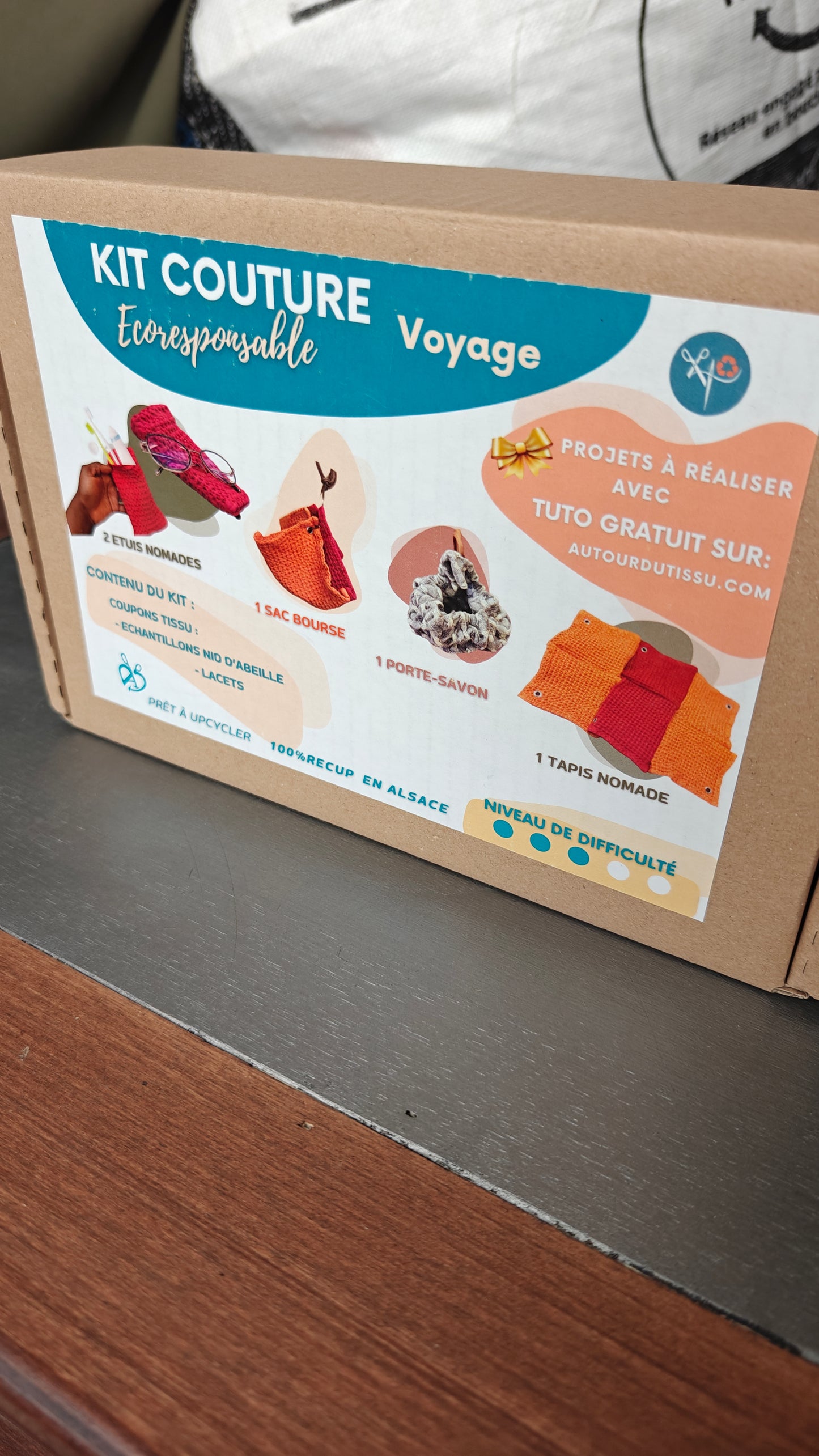 Kit Voyage ! Le KIT  pour créer un Sac Bourse, et 3 autres Projets en Moins d'une Heure !