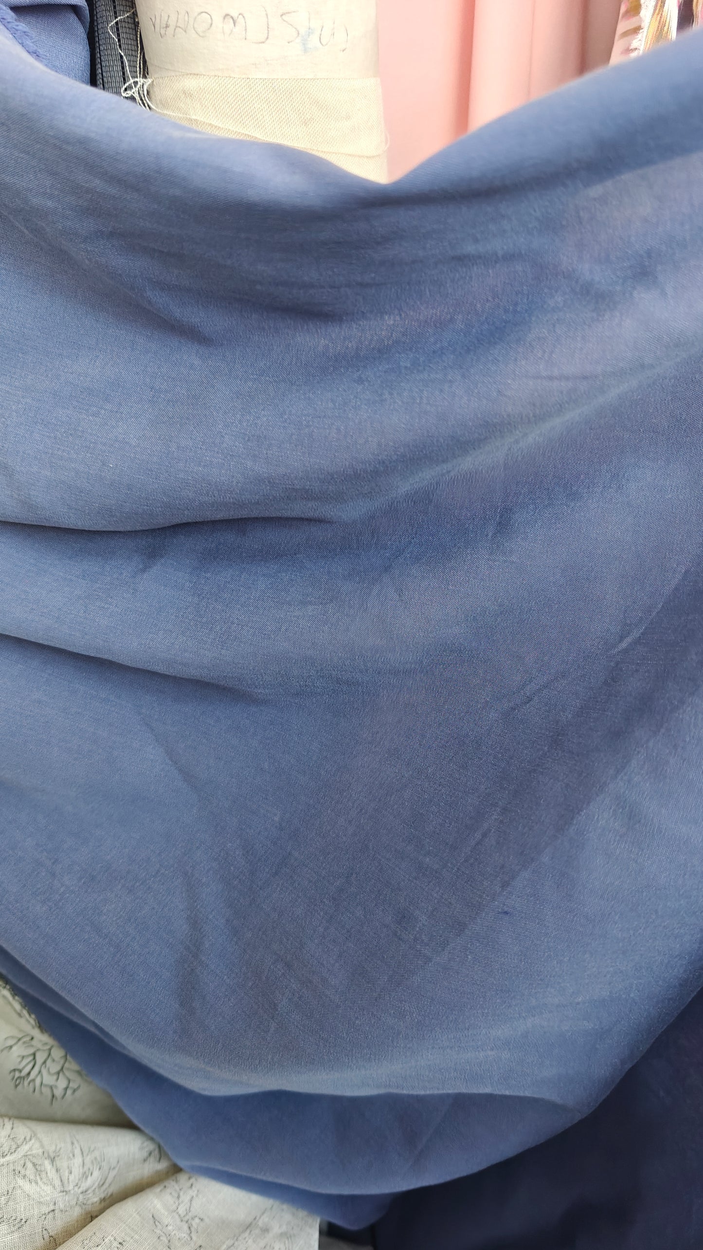 Coton léger bleu foncé