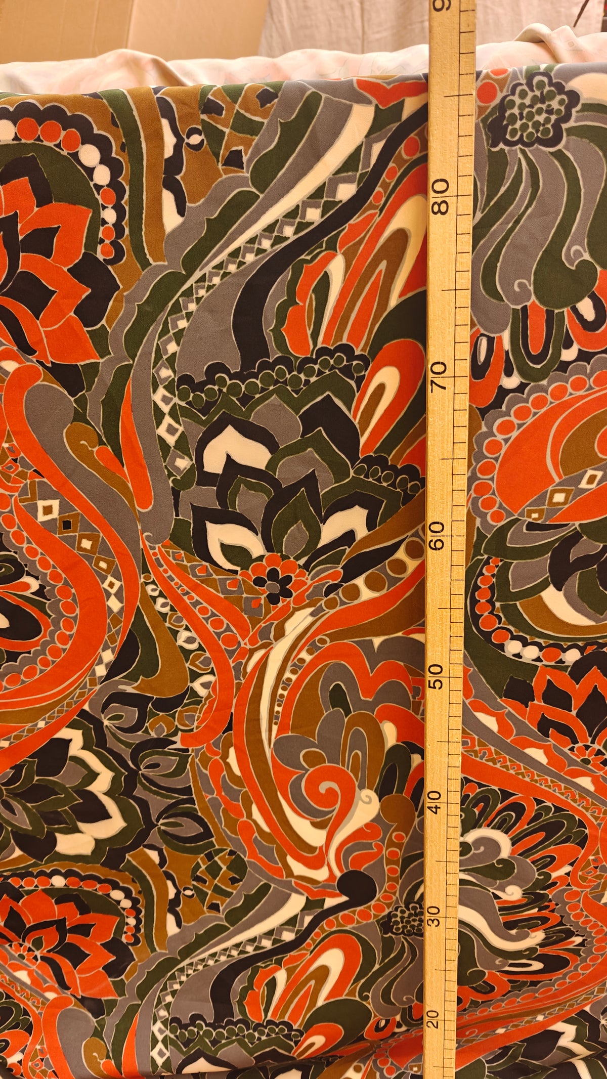 Viscose fluide vintage au mètre