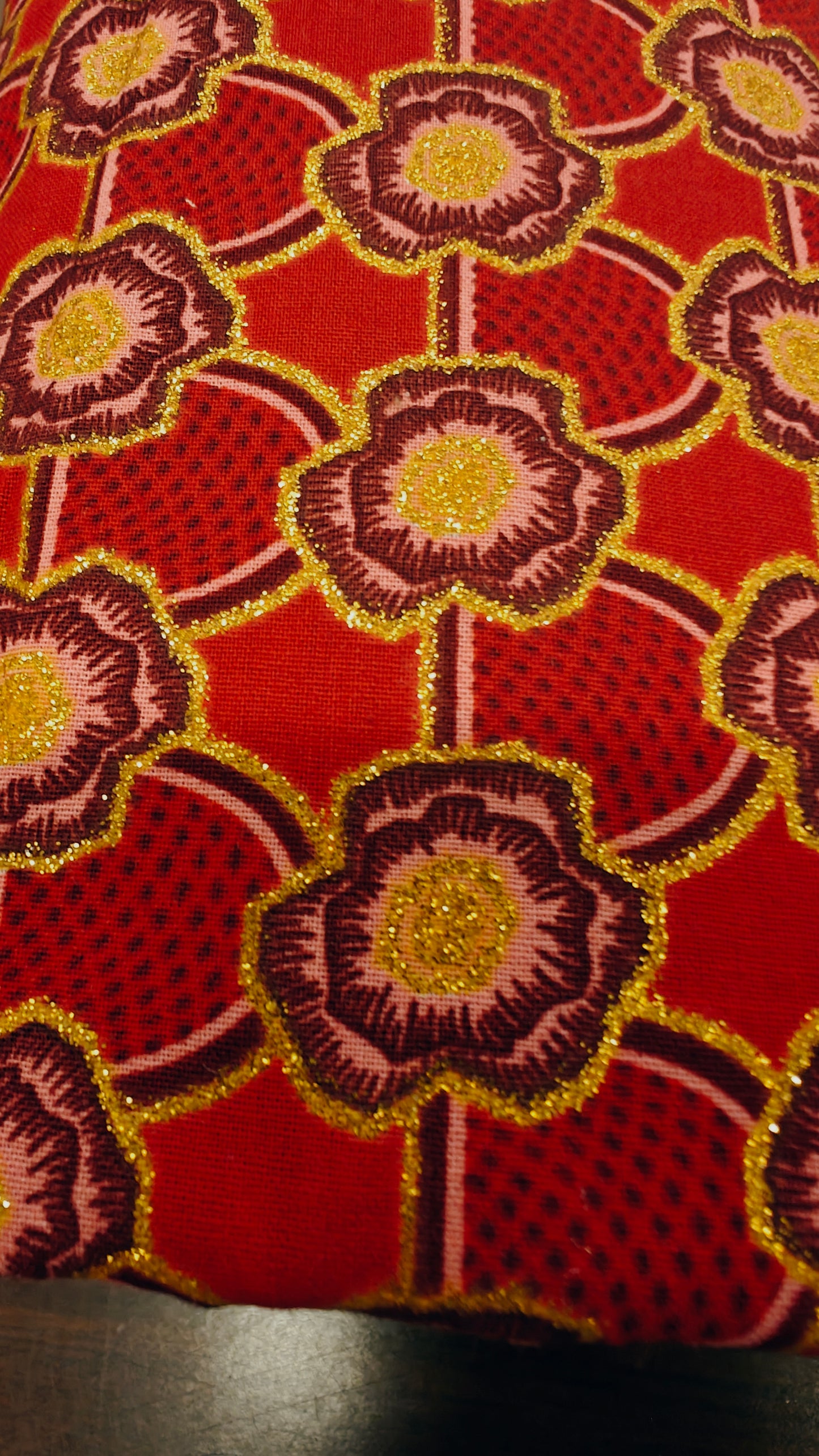 WAX Paillettes Fleurs 6 yards