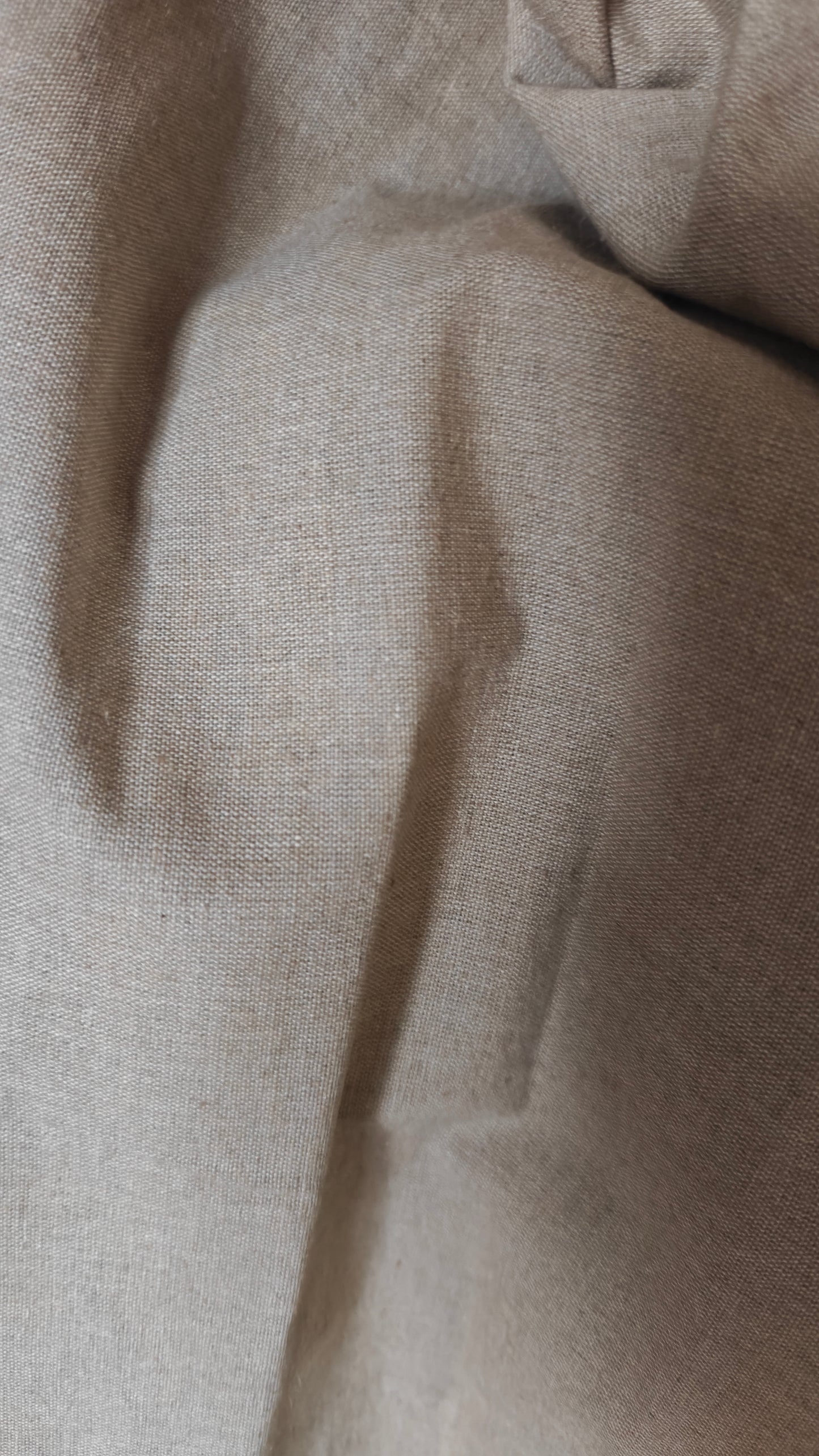 Toile Coton Aspect Lin Naturel au mètre x 165cm — Tissu récupéré des Vosges | Autour du Tissu