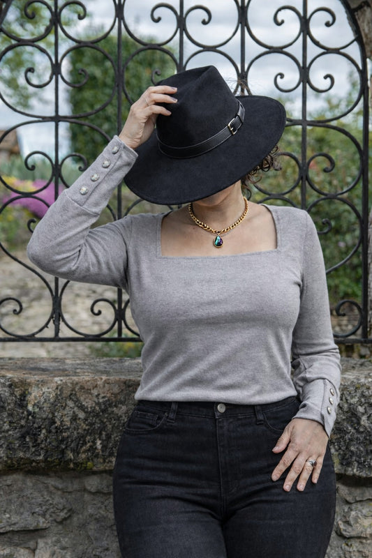 Jersey Fin 100% Coton — Bleu / Gris Chiné / Blanc · au mètre × 150cm | -60%