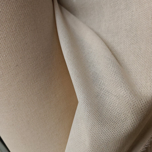 Tissu Coton Épais Français - Toile Armure Écru Vosges - au mètre 160cm