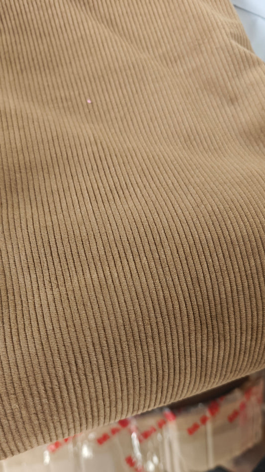 Velours Camel Côtelé au mètre
