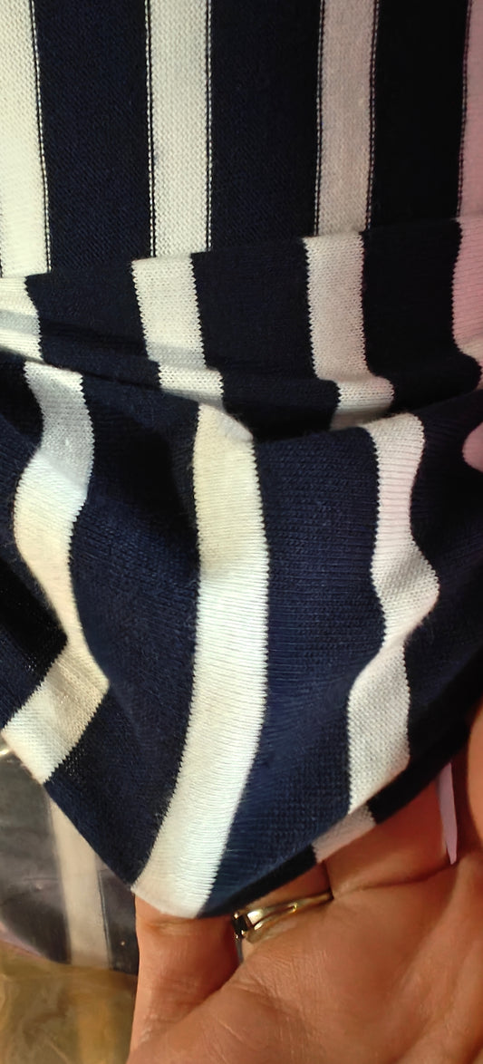 Jersey Marinière Coton au mètre