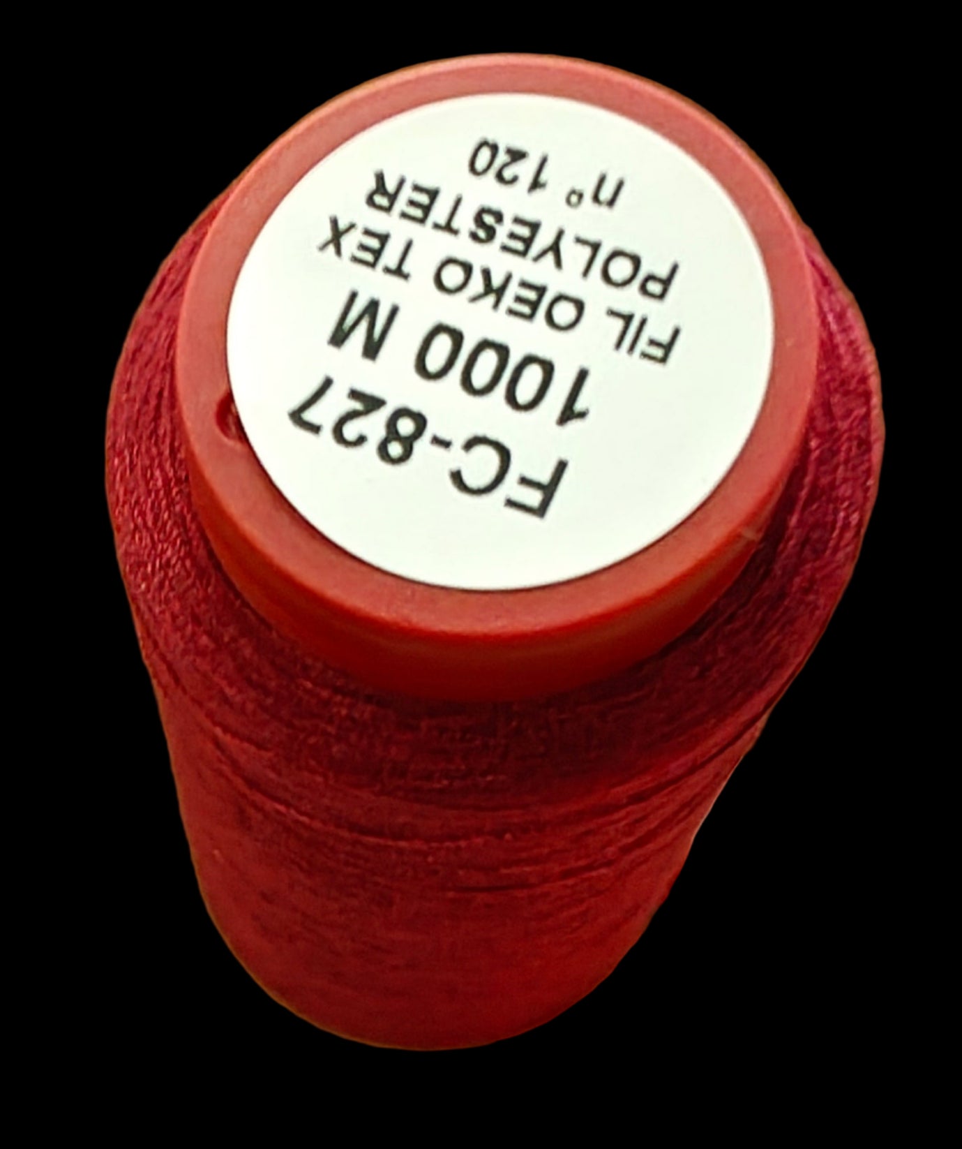 Détail — Cônes Fil Polyester 120 - 1000m - Bobinage France  | Autour du Tissu Strasbourg