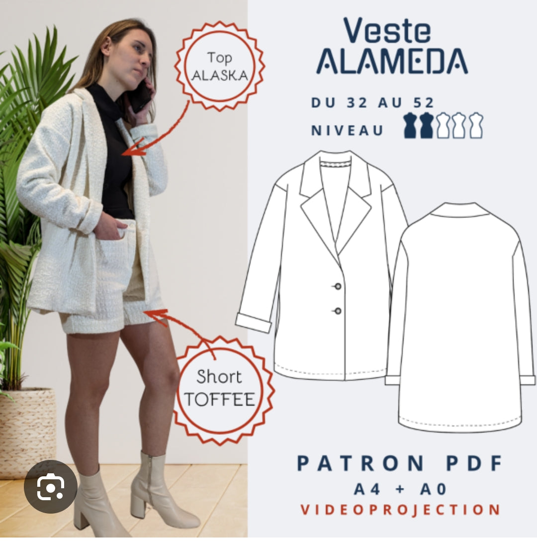 ALAMEDA - Veste Femme - Tailles 34 à 50