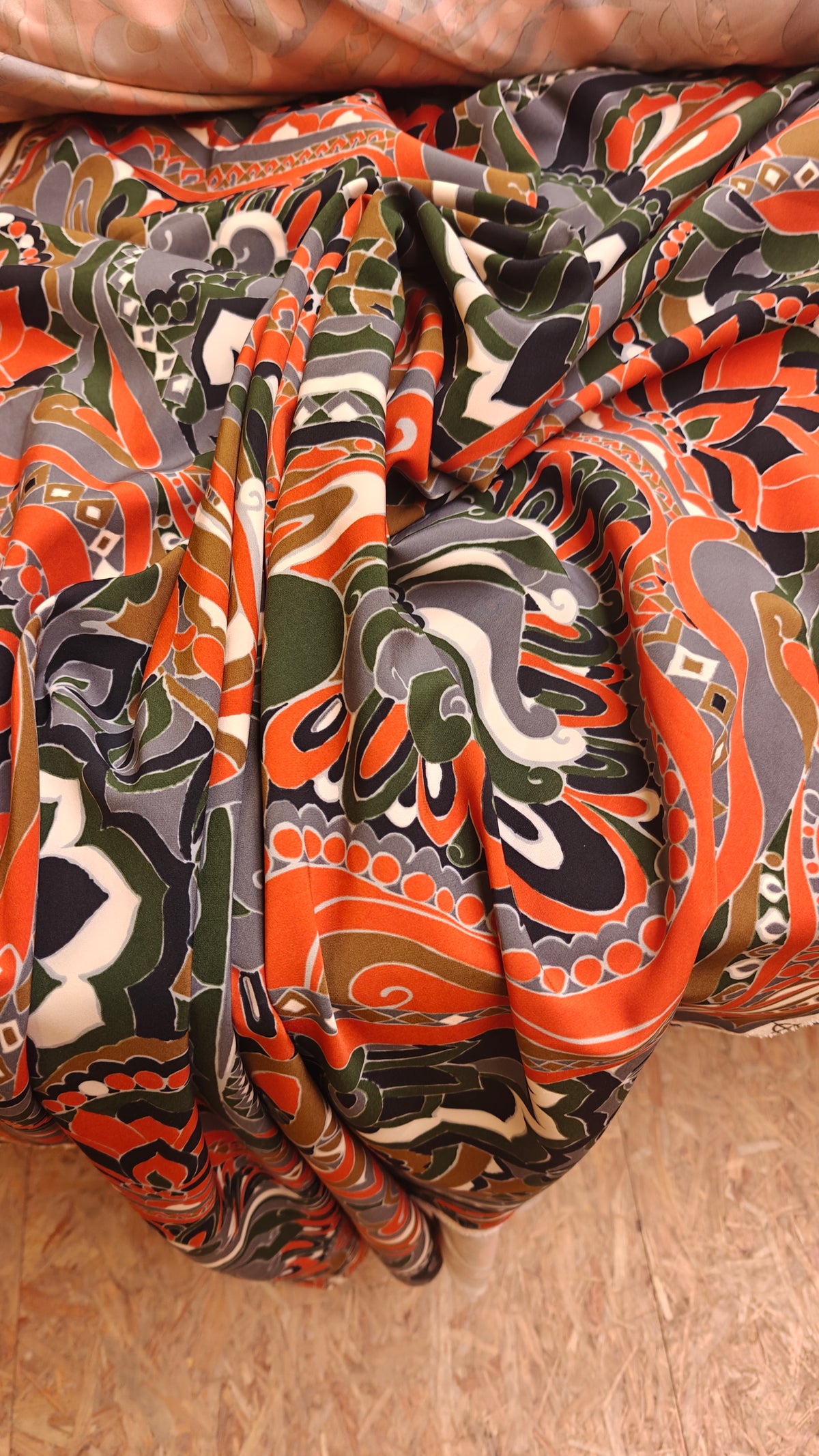 Viscose fluide vintage au mètre
