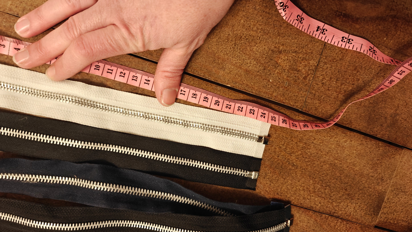 FERMETURE ÉCLAIR SÉPARABLE MÉTALLIQUE 25 À 70 CM - PLUSIEURS COULEURS | GILET, CARDIGAN, VESTE ENFANT, BLOUSON