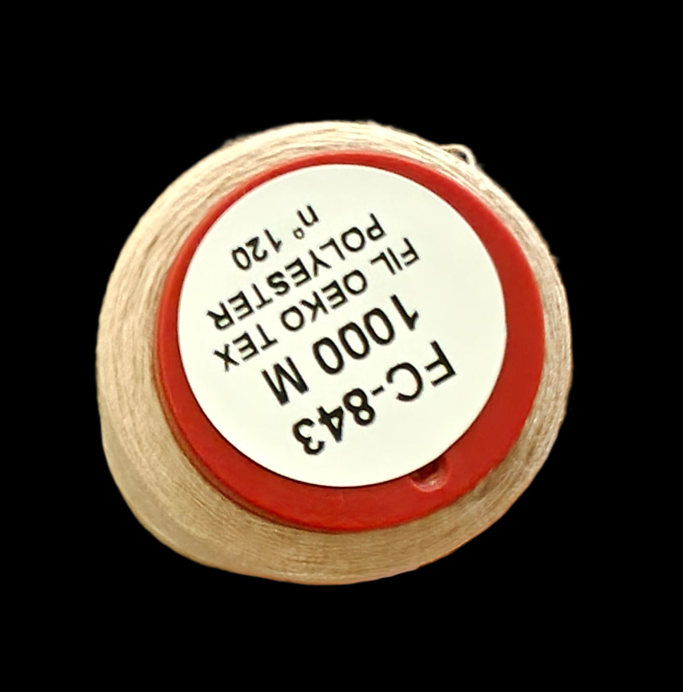 Détail — Cônes Fil Polyester 120 - 1000m - Bobinage France  | Autour du Tissu Strasbourg