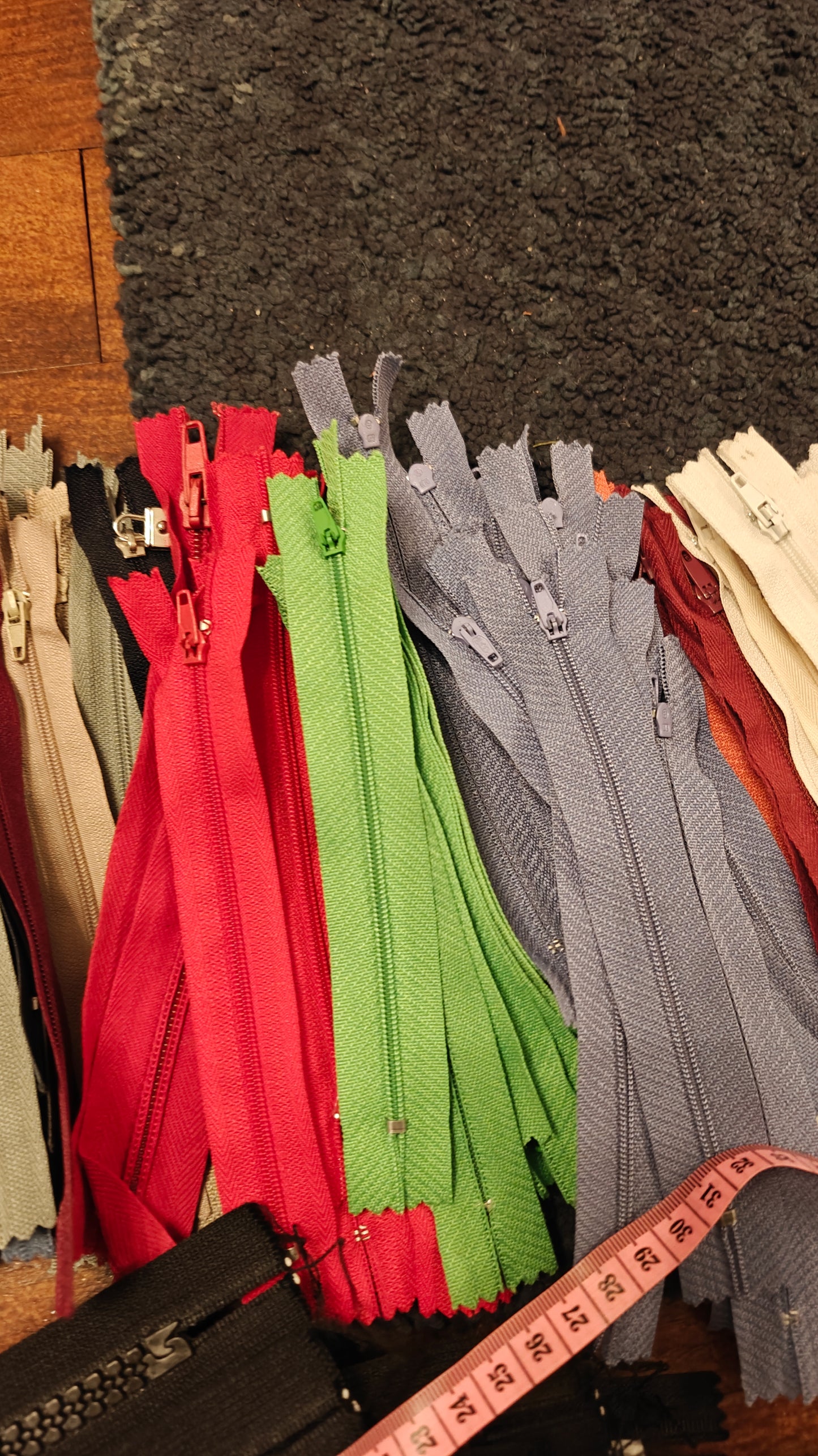 Mega Box Pro - 30 Fermetures Éclair Variées Sauvées | Mercerie Pas Cher Alsace