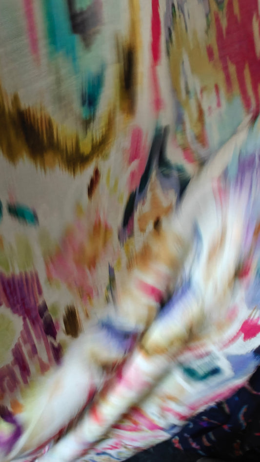 Voilage COTON bohème pour paréo 100x140 cm