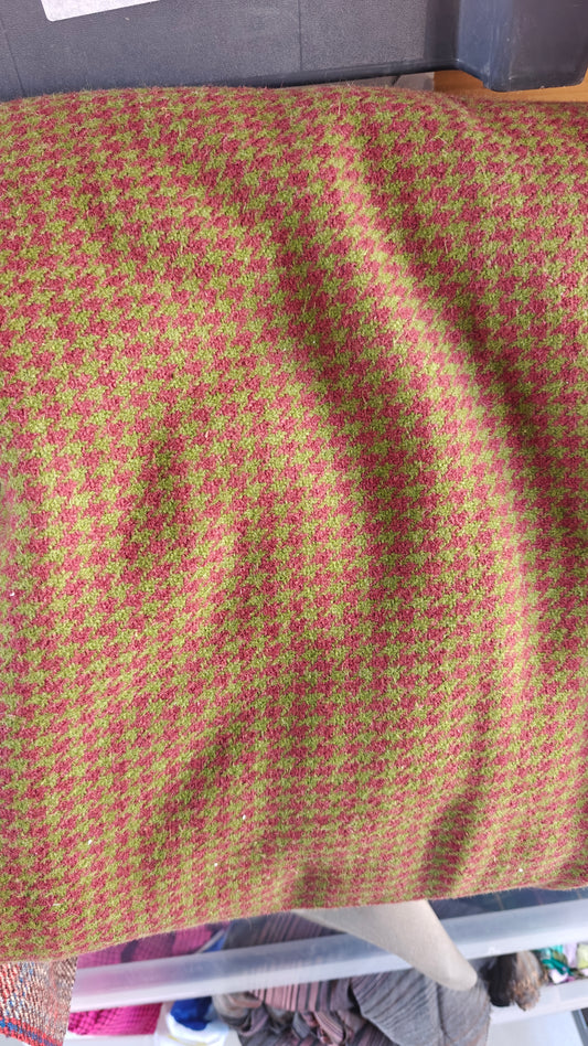 Lainage pied-de-poule tweed laine pure - coupon
