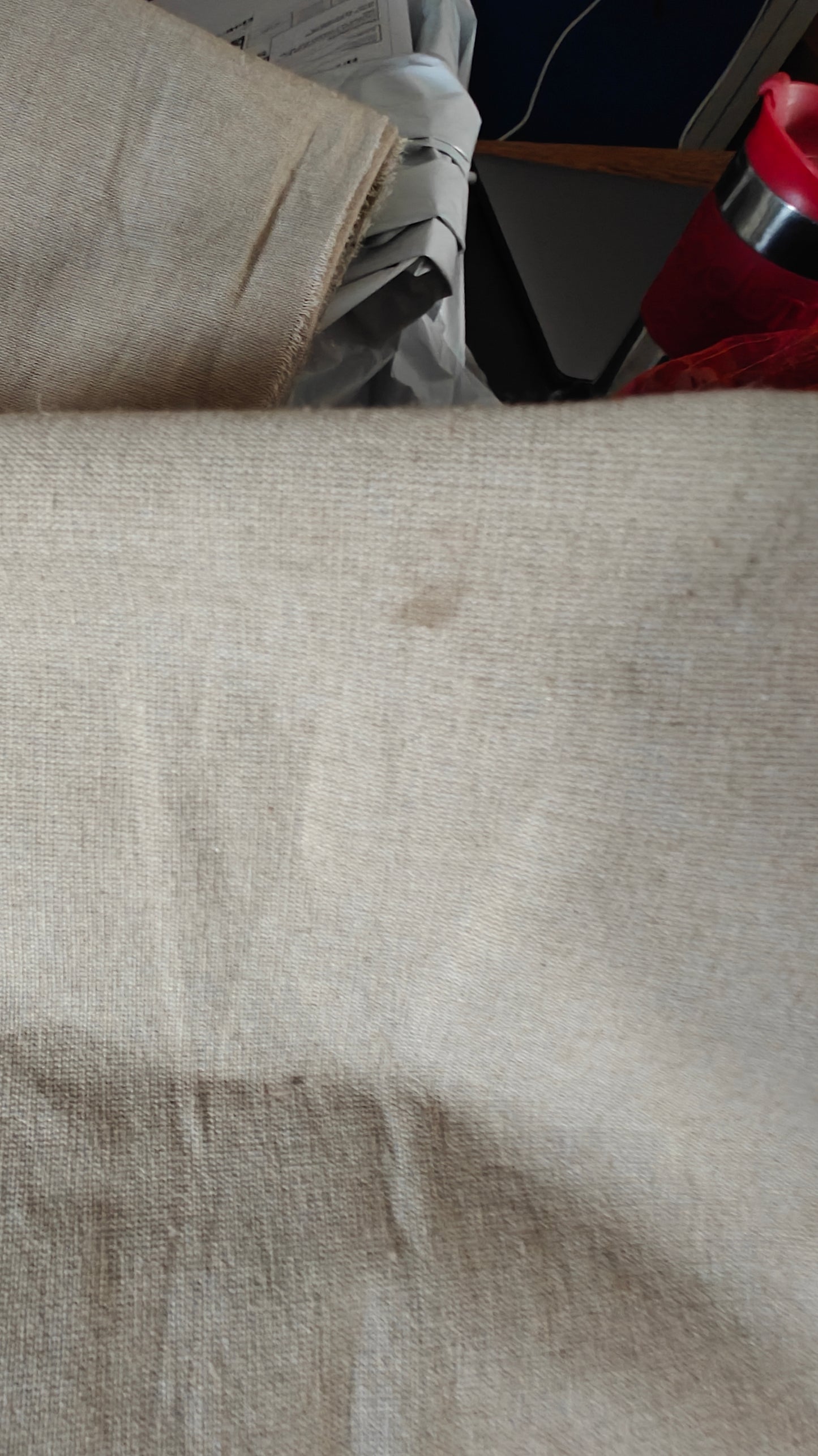 COTON LIN petites Taches 200x165cm