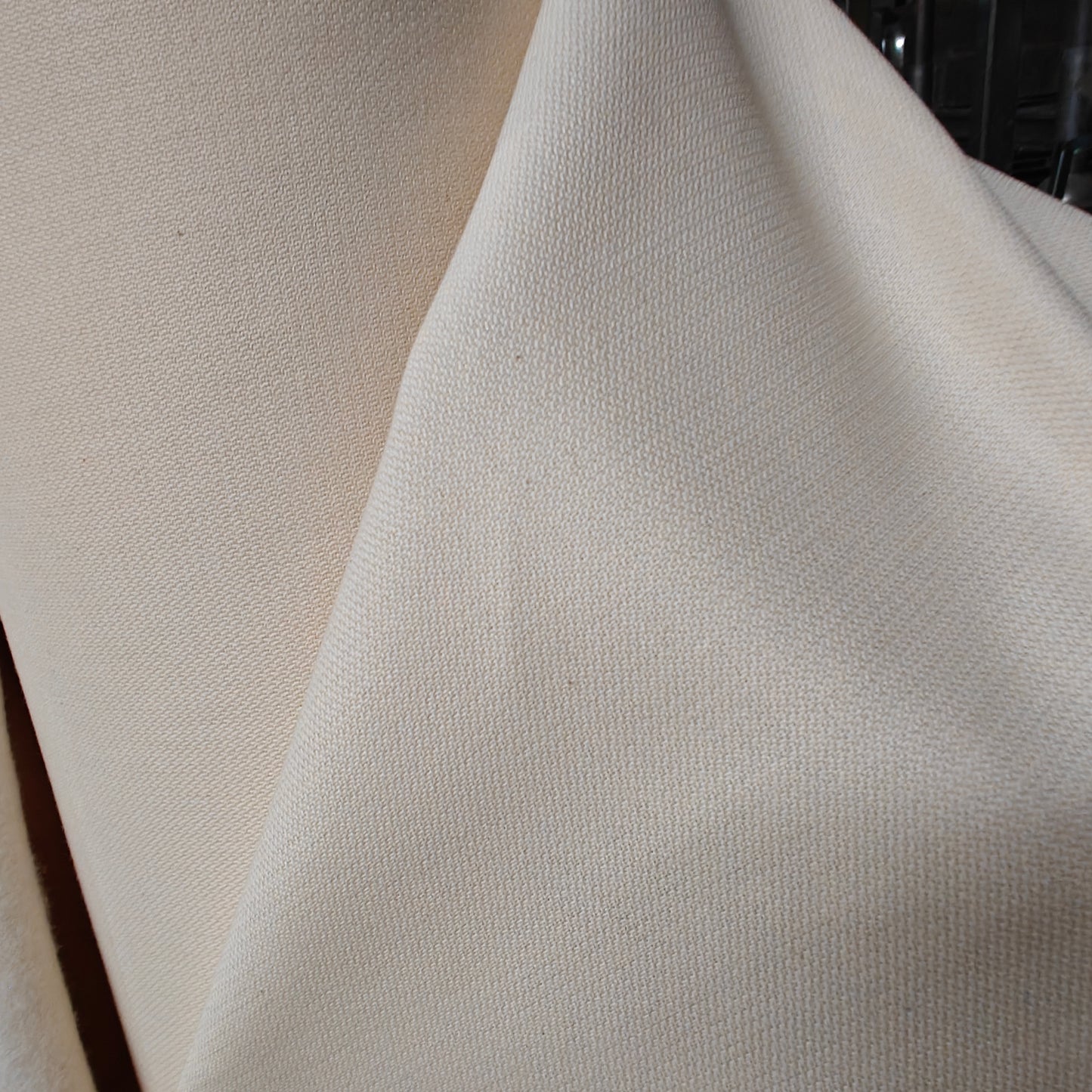 Tissu Coton Épais Français - Toile Armure Écru Vosges - au mètre 160cm