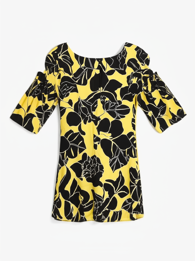 Viscose Crêpe Fleurie 160x140cm