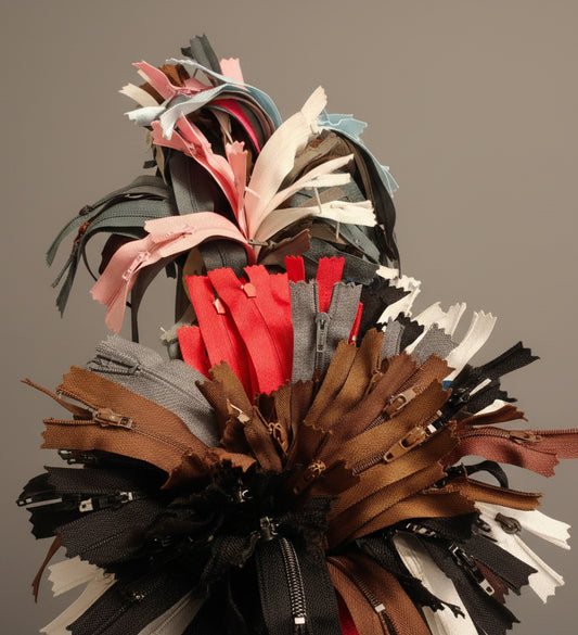 Mega Box Pro - 30 Fermetures Éclair Variées Sauvées | Mercerie Pas Cher Alsace