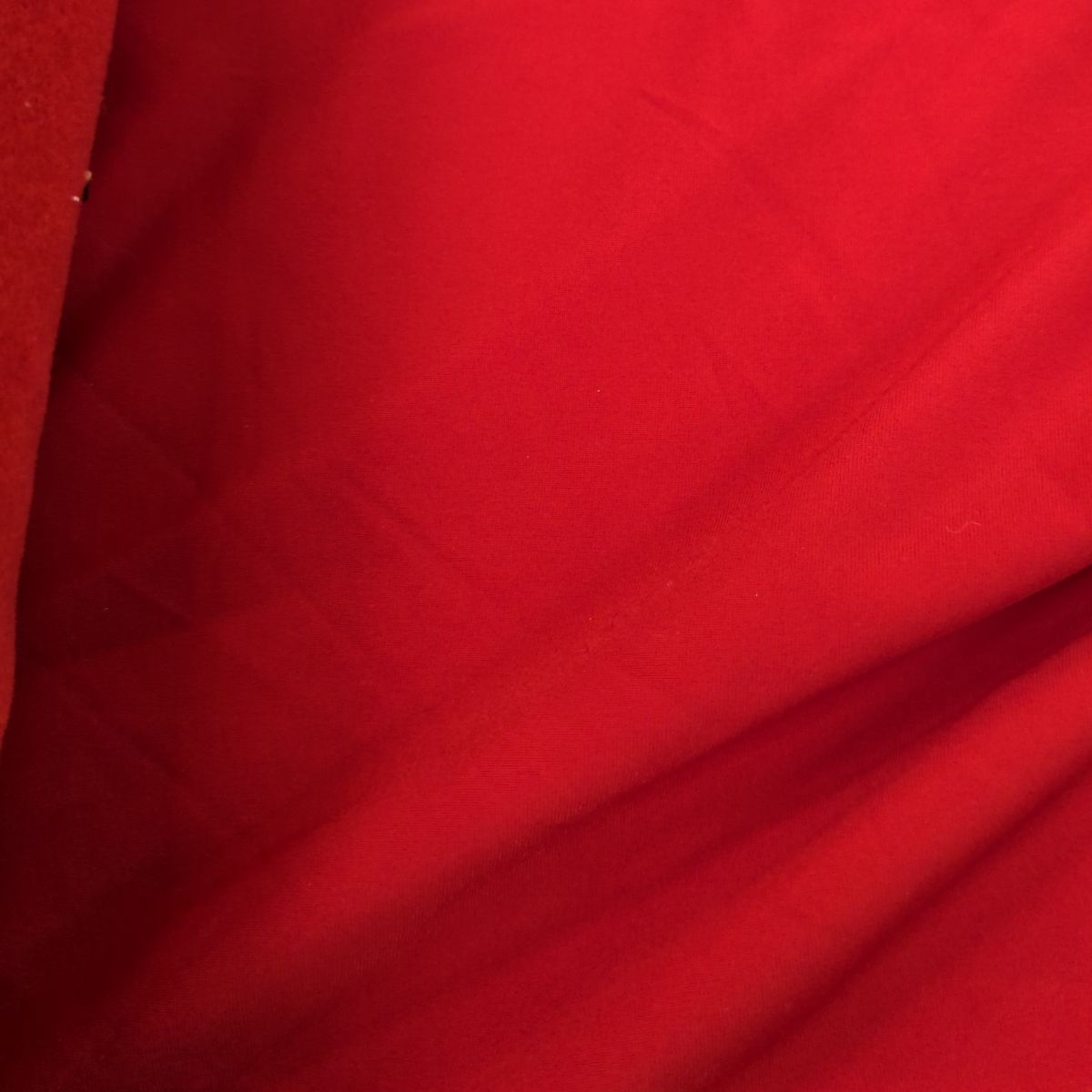 Jersey envers polaire rouge 250×160 cm – Coupon unique Alsace — Tissu au mètre | Autour du Tissu Strasbourg Alsace