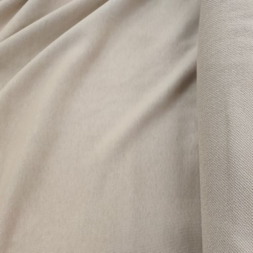 Tissu épais Beige Naturel Stretch 155*145cm