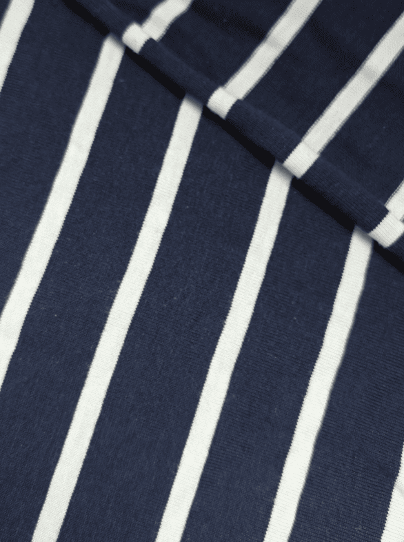 Détail jersey  - Jersey T-shirt Marinière non fini non co